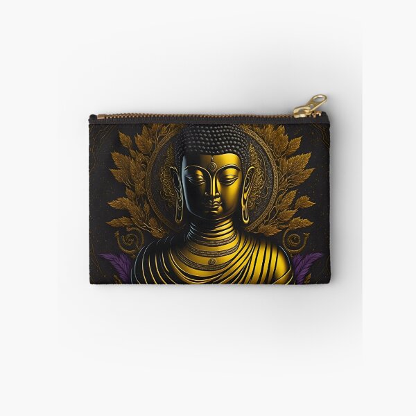 Item preview, "Buddha's Serenity: 2D Logo Artwork in Black Background with Subtle Colors" designed and sold by Best-Art-32.