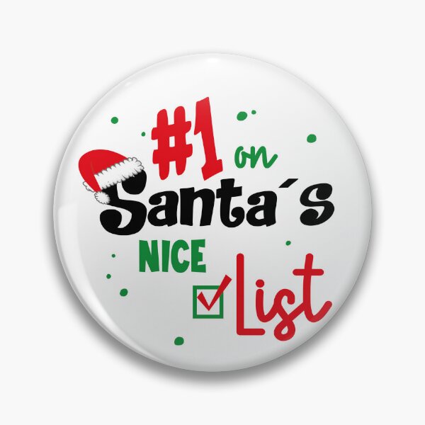 Item preview, #1 on Santa's nice list designed and sold by charlotte-print.