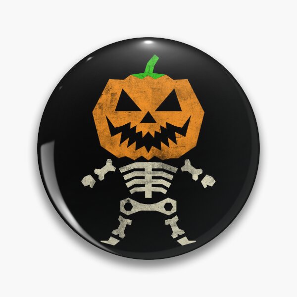 Item preview, Skull Head Pumpkin Happy Halloween Vintage 1 designed and sold by the Zarock Shop.