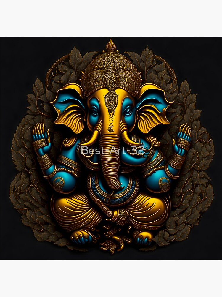 Download Minimalist Hindu God Ganesh Wallpaper | Wallpapers.com