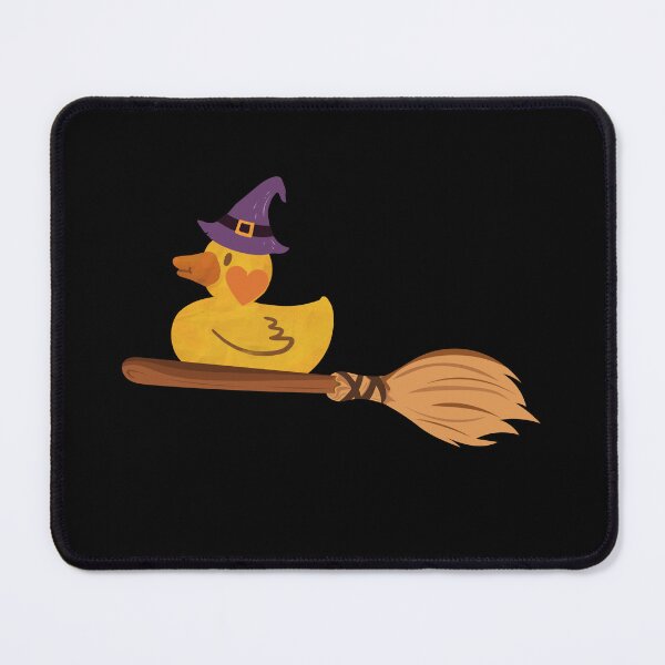Item preview, Witch Rubber Ducky on Broomstick designed and sold by DavidsDucks.