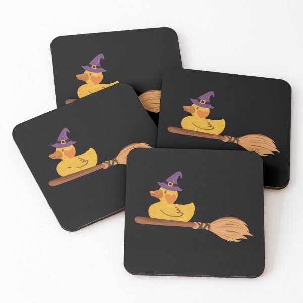 Item preview, Witch Rubber Ducky on Broomstick designed and sold by DavidsDucks.
