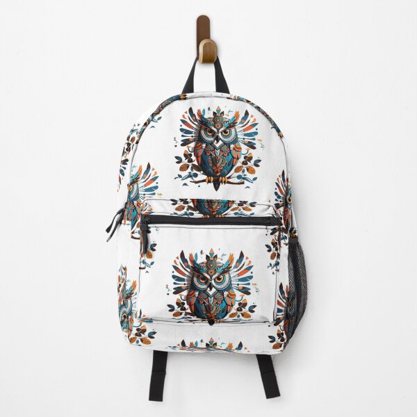 Item preview, Aztec Wisdom: Colorful Owl Illustration designed and sold by irosh madushan.