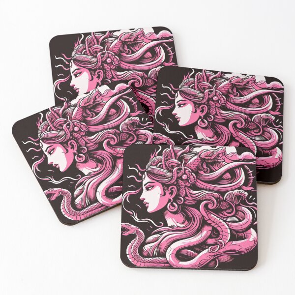 Item preview, Medusa inspiration, pink tones designed and sold by conamor-bymel.