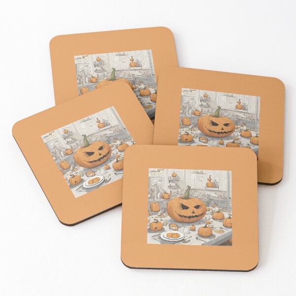 Item preview, Evil Pumpkin with Baby Pumpkins for Halloween designed and sold by AnimaliaStar.