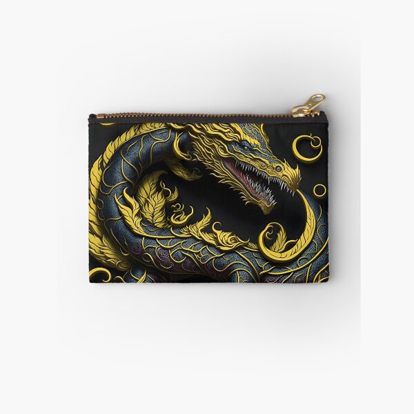 Item preview, "Serpentine Elegance: Sorting Artistry in the 2D Logo of a Black Background Serpent Statue" designed and sold by Best-Art-32.