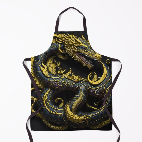 Item preview, "Serpentine Elegance: Sorting Artistry in the 2D Logo of a Black Background Serpent Statue" designed and sold by Best-Art-32.