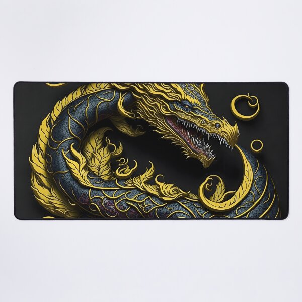 Item preview, "Serpentine Elegance: Sorting Artistry in the 2D Logo of a Black Background Serpent Statue" designed and sold by Best-Art-32.