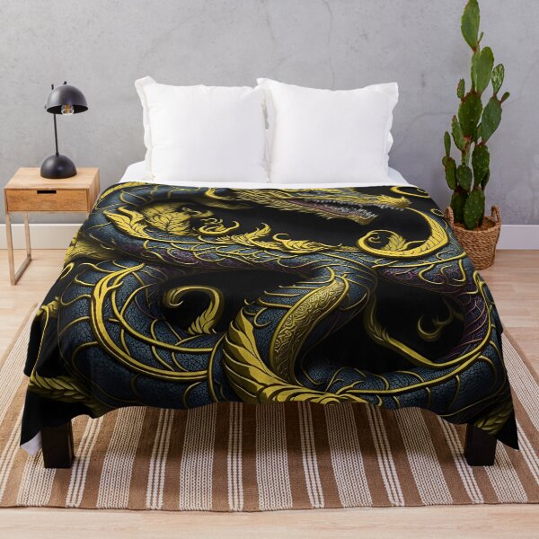 Item preview, "Serpentine Elegance: Sorting Artistry in the 2D Logo of a Black Background Serpent Statue" designed and sold by Best-Art-32.