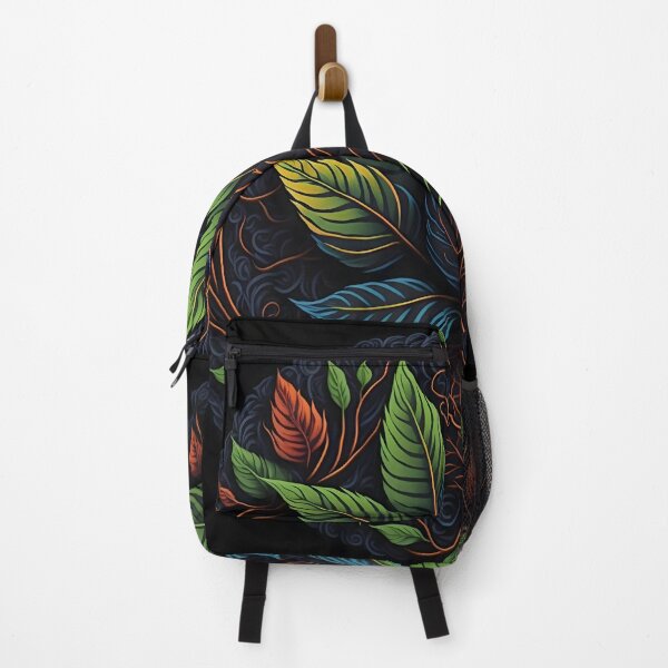Item preview,  "Harmonious Elegance: 2D Bodhi Leaf Statue Logo Shines on a Black Canvas" designed and sold by Best-Art-32.