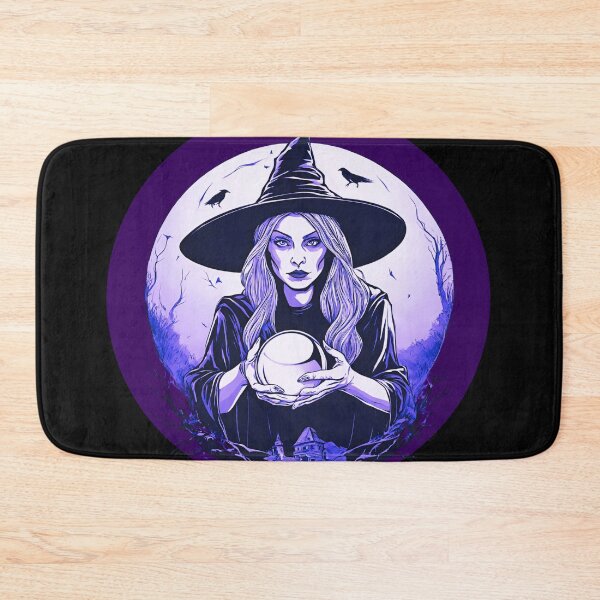Item preview, Beautiful witch with her crystal ball  designed and sold by Denvervineart.