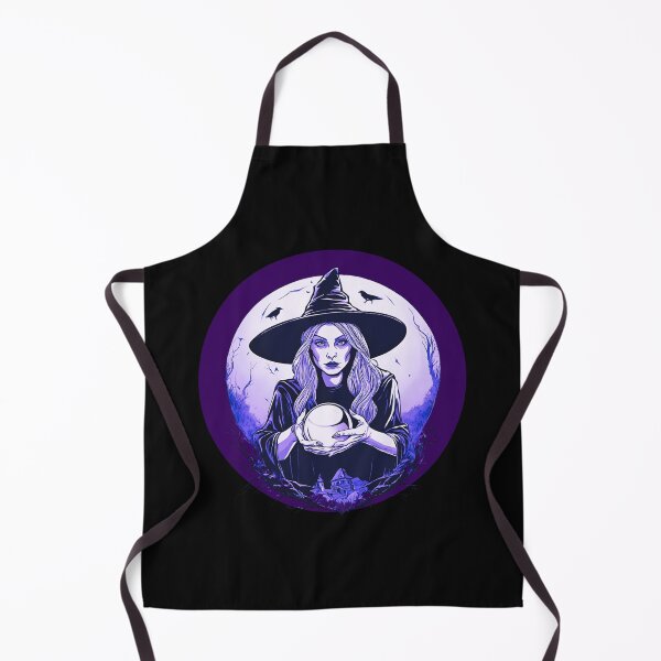 Item preview, Beautiful witch with her crystal ball  designed and sold by Denvervineart.