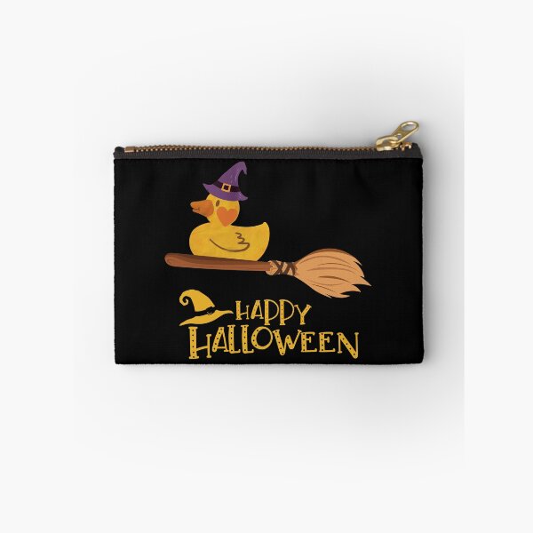 Item preview, Witch Rubber Ducky on Broomstick - Happy Halloween designed and sold by DavidsDucks.