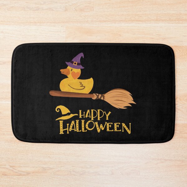 Item preview, Witch Rubber Ducky on Broomstick - Happy Halloween designed and sold by DavidsDucks.