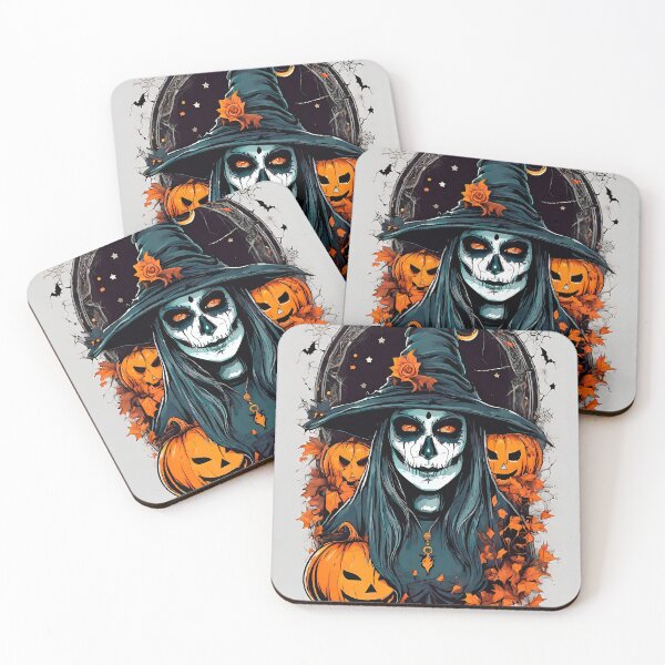 Item preview,  Halloween Witch with Pumpkin Bat - T-Shirt designed and sold by PrintyArts.