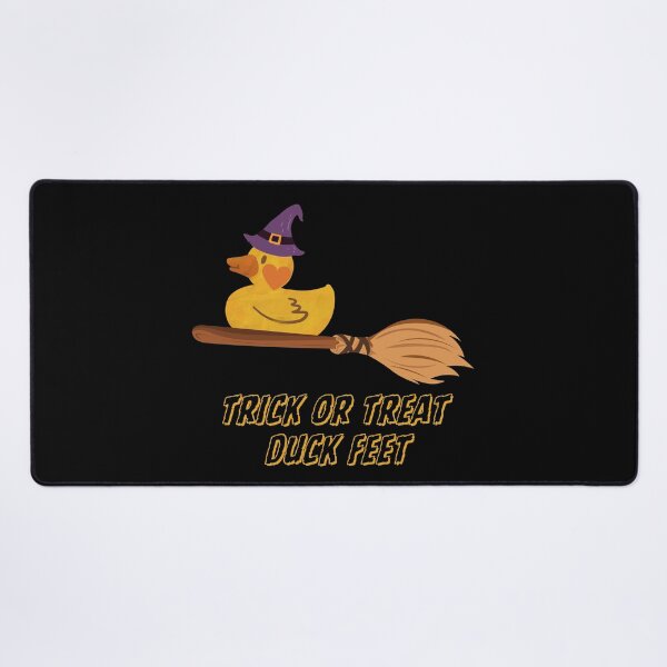 Item preview, Witch Rubber Ducky on Broomstick - Trick or Treat Duck Feet designed and sold by DavidsDucks.