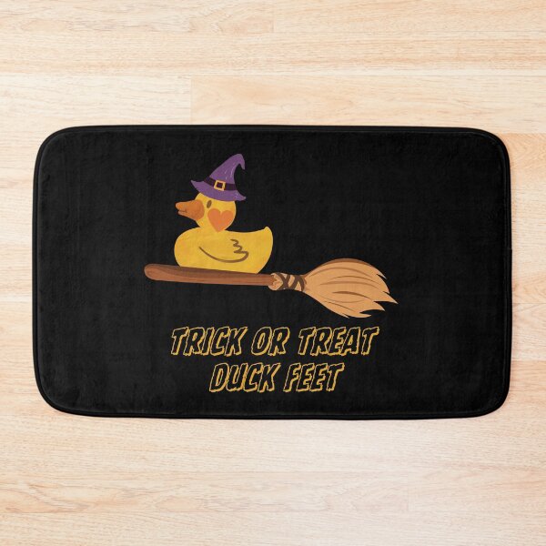 Item preview, Witch Rubber Ducky on Broomstick - Trick or Treat Duck Feet designed and sold by DavidsDucks.