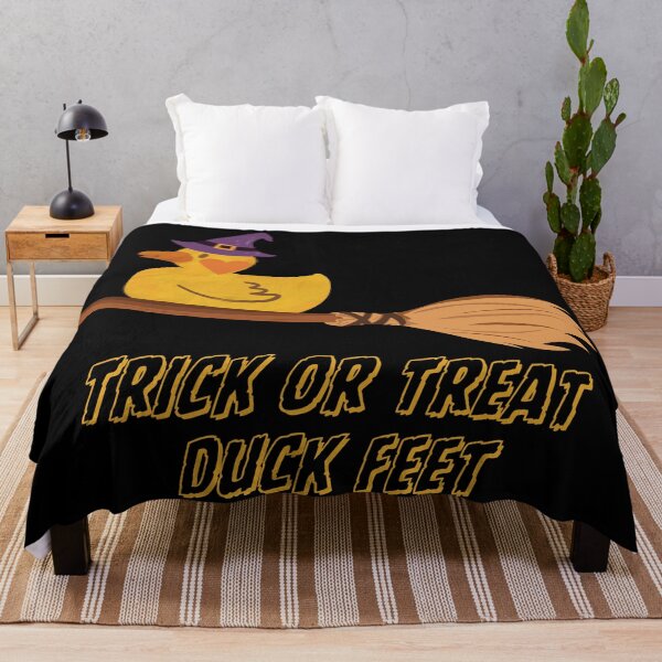 Item preview, Witch Rubber Ducky on Broomstick - Trick or Treat Duck Feet designed and sold by DavidsDucks.
