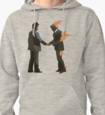 Pink Wish You Were Floyd Here Pullover Hoodie