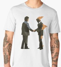 Pink Wish You Were Floyd Here Men's Premium T-Shirt