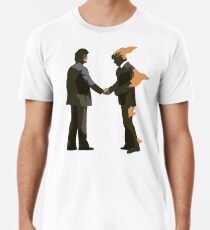 Rosa Wünschte, du wärst Floyd hier Männer Premium T-Shirts