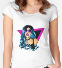 Camiseta entallada de cuello redondo Punk Mermaid