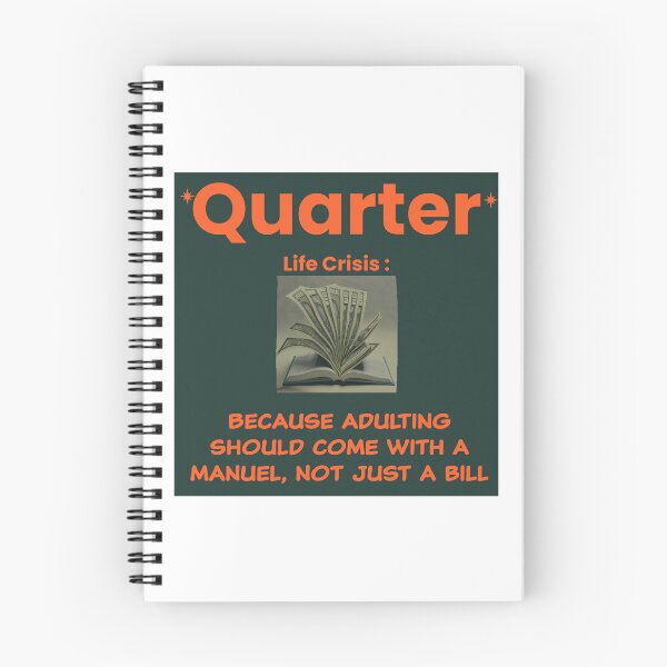 Item preview, Quarter Life Crisis: Because Adulting Should Come with a Manuel not just a bill designed and sold by ShaG78.