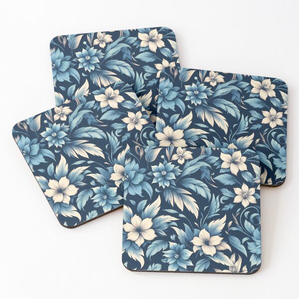 Item preview, Blue and white floral  designed and sold by WalterGomes.