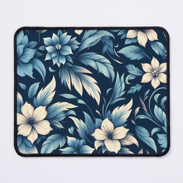 Item preview, Blue and white floral designed and sold by WalterGomes.