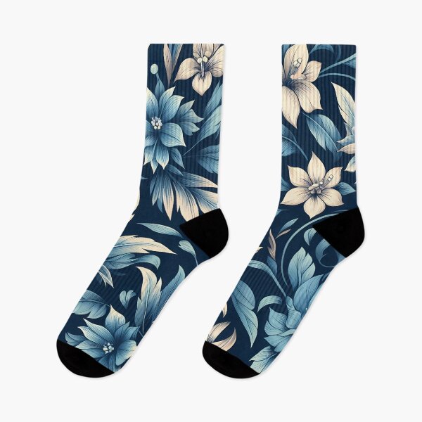 Item preview, Blue and white floral  designed and sold by WalterGomes.