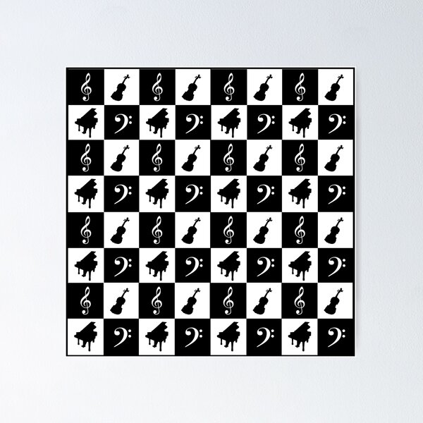 Item preview, Musical chessboard-Bach vs Chess designed and sold by eviolni.