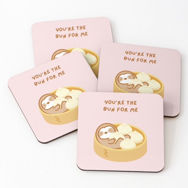 Item preview, You’re the One for Me Dim Sum Sloth designed and sold by theslothinme.