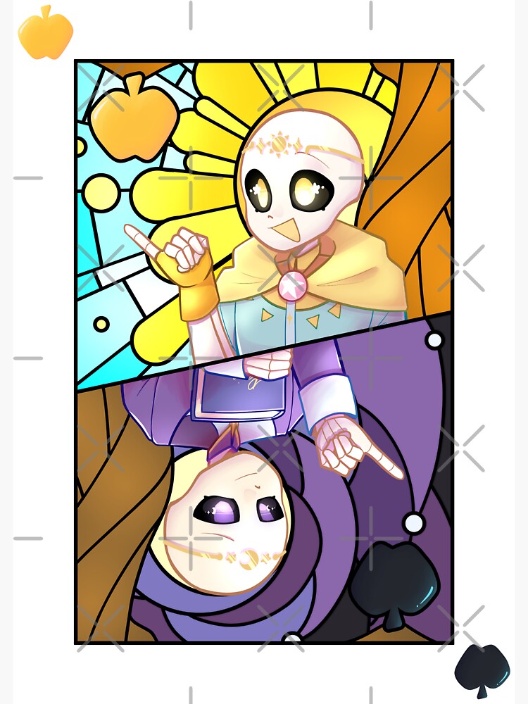 past dreamtale twins Sticker for Sale by tuxibirdie