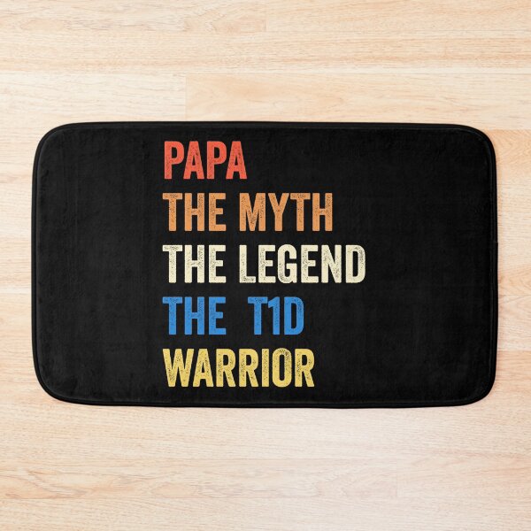 Item preview, Papa The Myth The Legend T1D Warrior Diabetes Awareness T-shirt designed and sold by KGN  CREATIVITY.