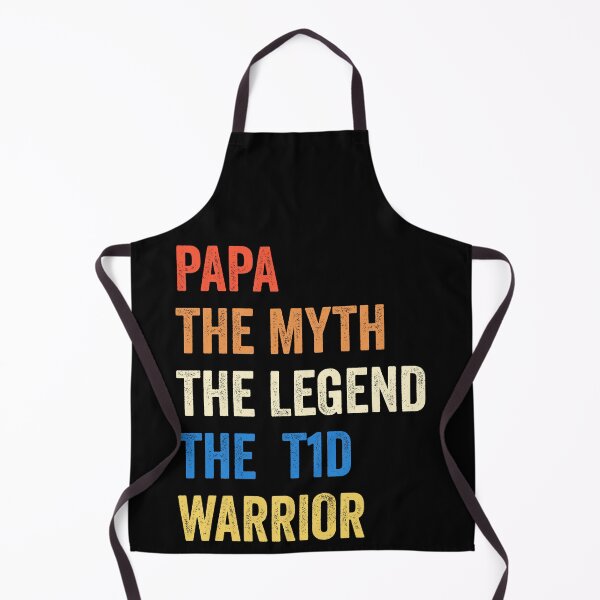 Item preview, Papa The Myth The Legend T1D Warrior Diabetes Awareness T-shirt designed and sold by KGN  CREATIVITY.