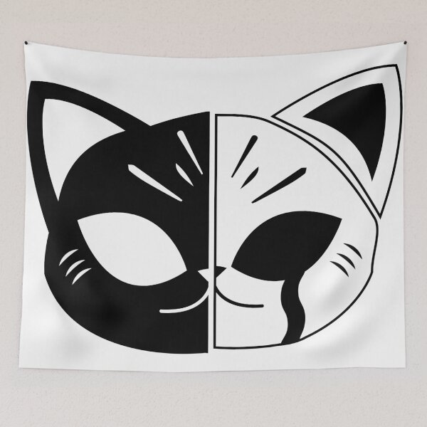 Item preview, Gato negro y blanco designed and sold by zarphic.