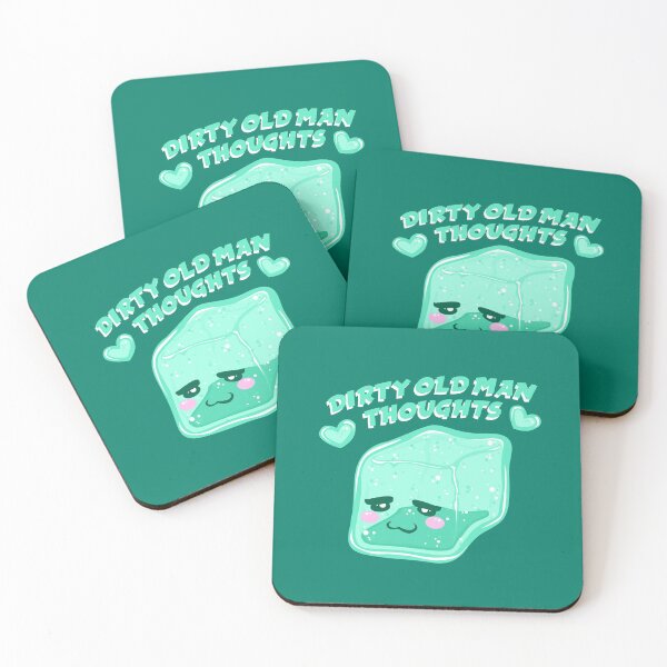 Item preview, Splat the Jelly Cube - Dirty Old Man Thoughts designed and sold by trossi.