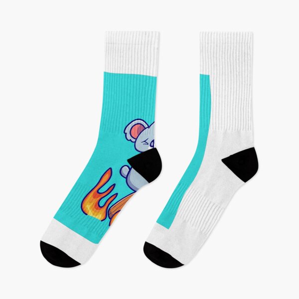 Item preview, Cute Koala Hanging on a Burning Tree Cartoon designed and sold by hjian8219.