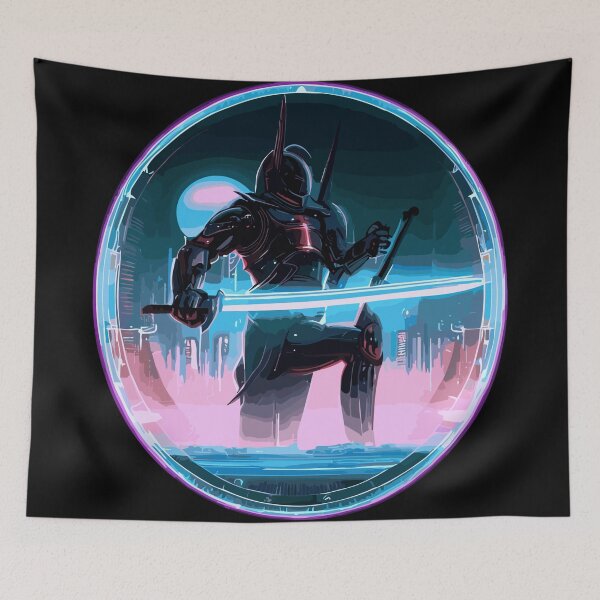 Item preview, SYNTH KNIGHT SKYLINE designed and sold by Misanthrophora.