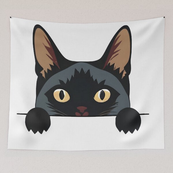 Item preview, sneaky Black cat designed and sold by ratchawoot.