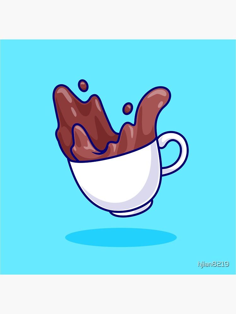 Cute Drink Cup Cartoon Vector Icon Illustration - Drink - Sticker