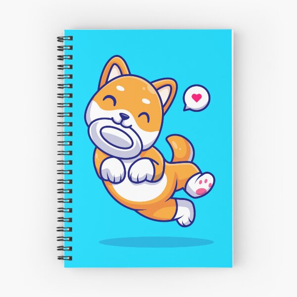 Item preview, Playful Shiba Inu Dog with Frisbee Plate Cartoon Icon designed and sold by hjian8219.