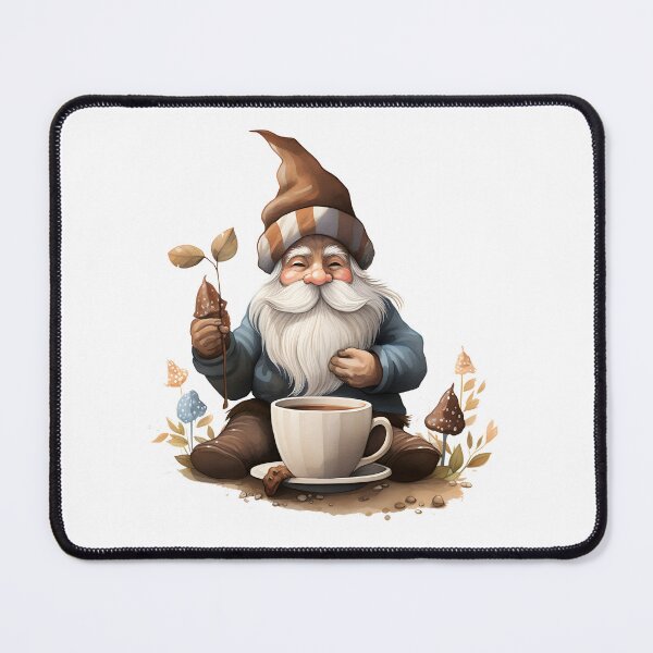 Item preview, Autumn Gnome with Coffee designed and sold by BellaLawi.