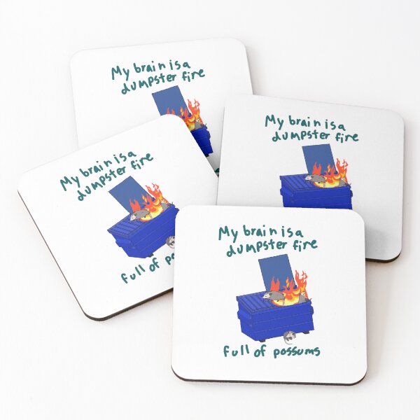 Item preview, Dumpster Fire Possums designed and sold by 36wizardsocks.