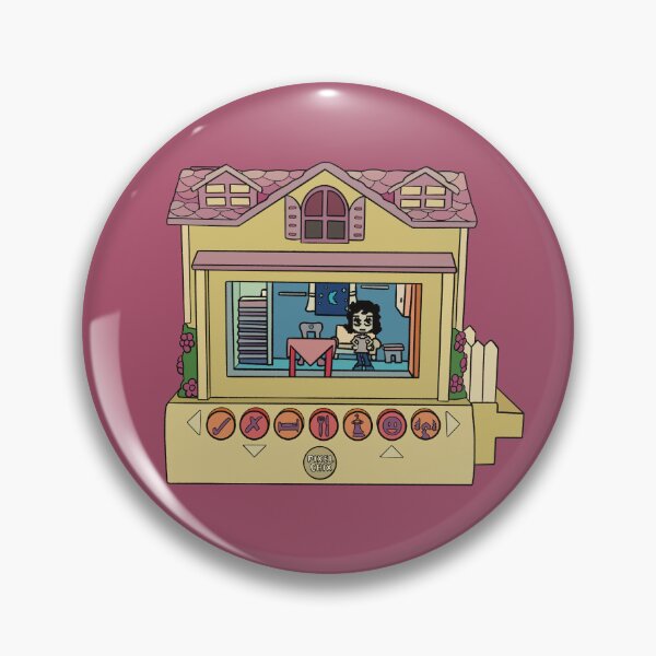 Item preview, Pixel Chix Yellow House designed and sold by daniasdesigns.