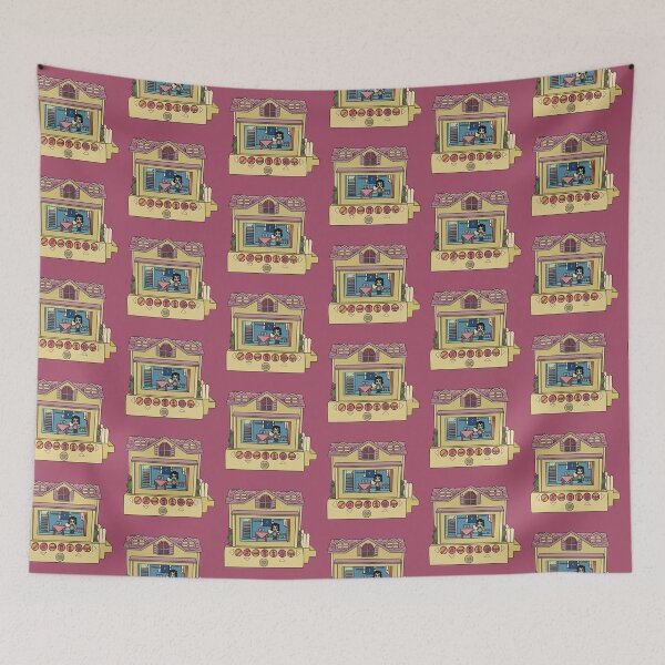 Item preview, Pixel Chix Yellow House designed and sold by daniasdesigns.