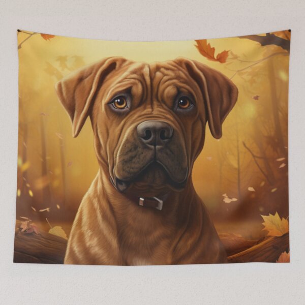 Item preview, Tosa Dog In Autumn designed and sold by ZenEverAI.