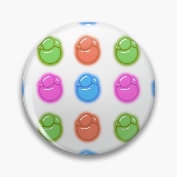 Item preview, Bubble Sticker Pack with Blue, Pink, Red-Orange, and Green Cute Rainbow Colors by Zeesdesign on Redbubble designed and sold by ZEESDESIGN.