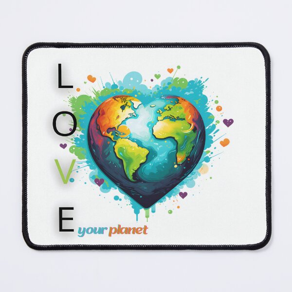 Item preview, flower Love Your Planet designed and sold by alaa-mously.
