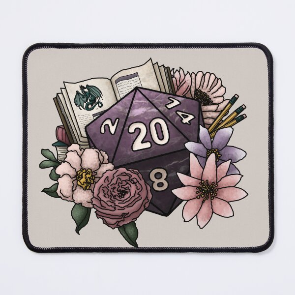 Item preview, Dungeon Master D20 - Version Améthyste - Dés de jeu de table designed and sold by Kiel Chenier + Cassidy June Art.
